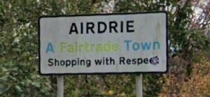 signpost for Airdrie
