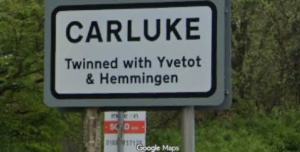 signpost for carluke